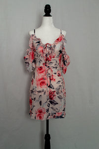 Floral Print Bardot Mini Dress