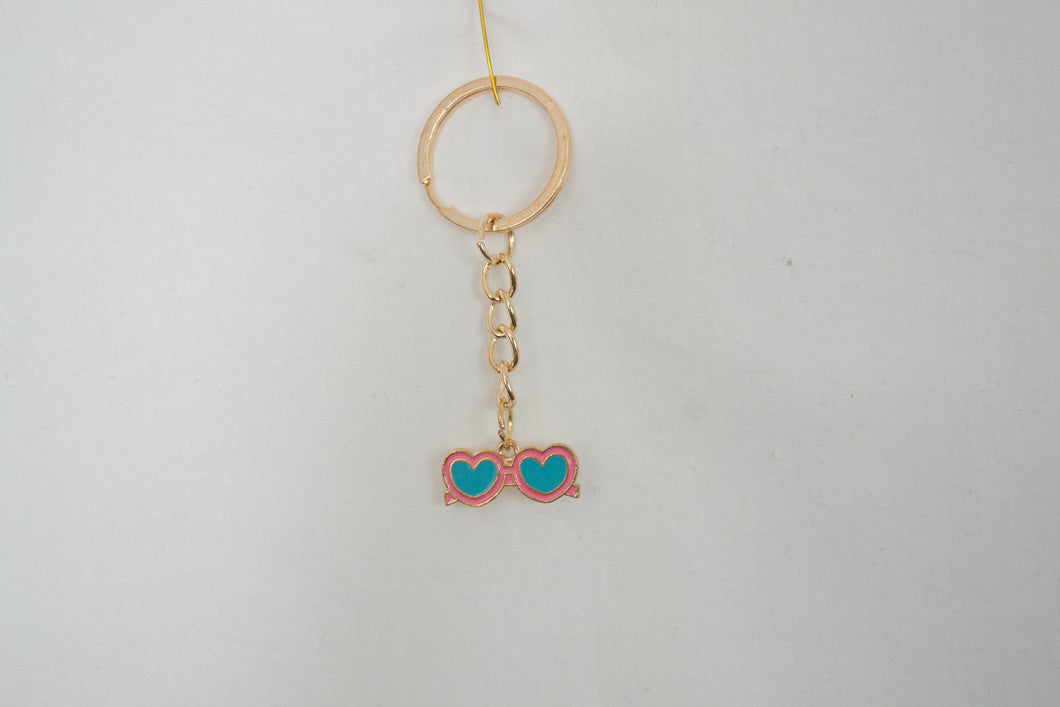 Heart Sunglasses Keychain